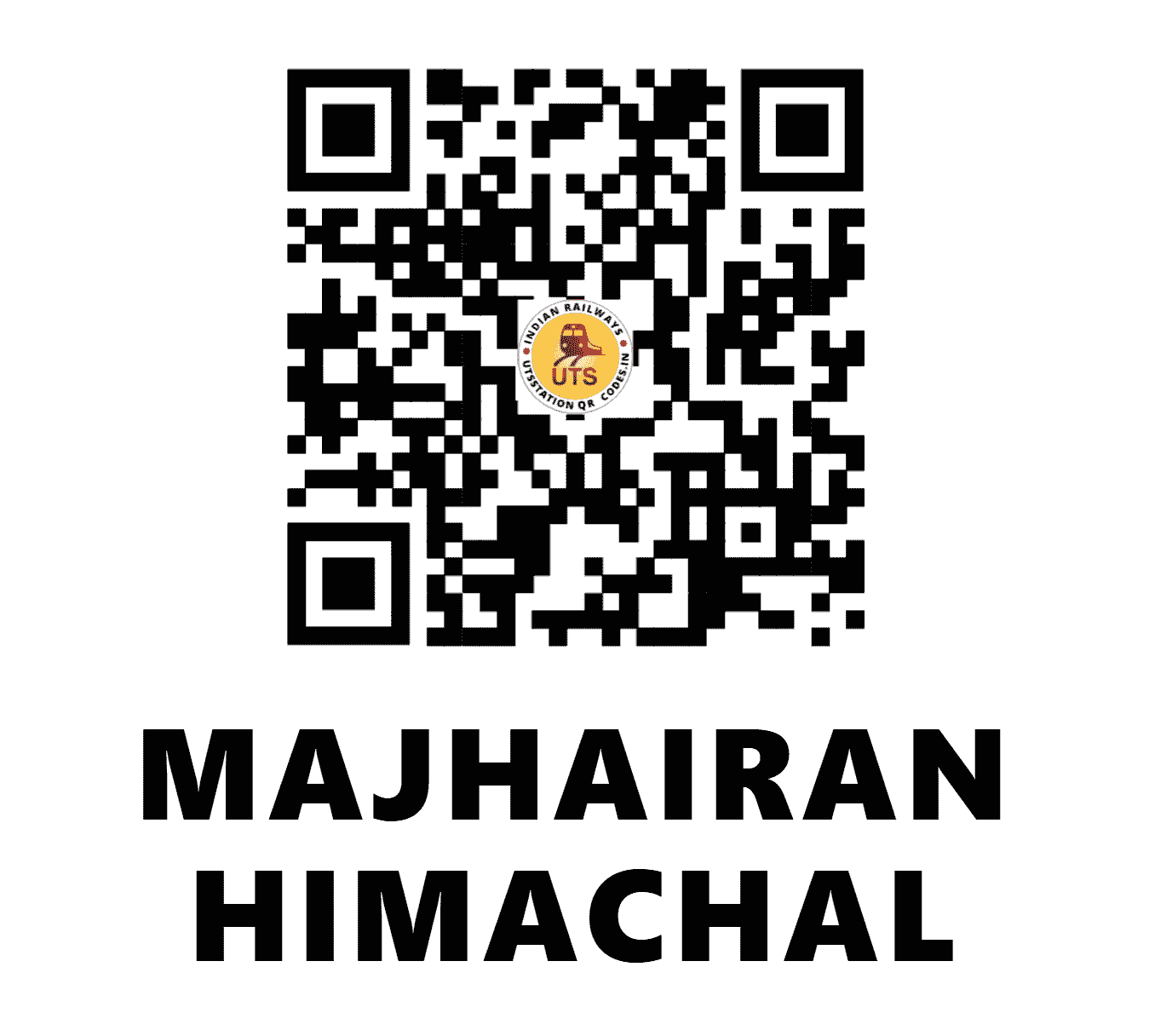 UTS QR Code for MAJHAIRAN HIMACHAL - MNHL - NR (HIMACHAL PRADESH)